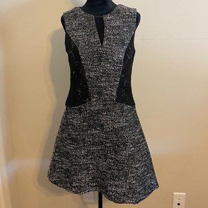 Banana Republic Tweed and Lace Dress